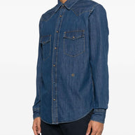 Jacob Cohen Cotton Denim Shirt - Blue