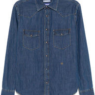 Jacob Cohen Cotton Denim Shirt - Blue