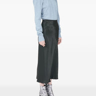Maison Margiela Satin Finish Bias Cut Skirt - Black