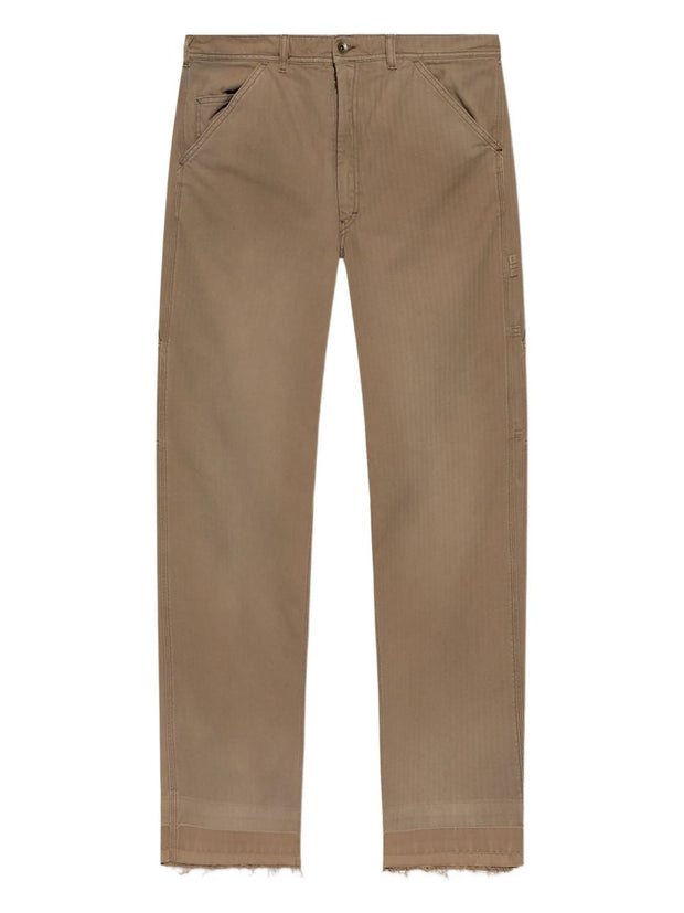 Maison Margiela Cotton Trousers - Beige