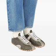 Maison Margiela Sprinters Low Leather Sneakers - Green