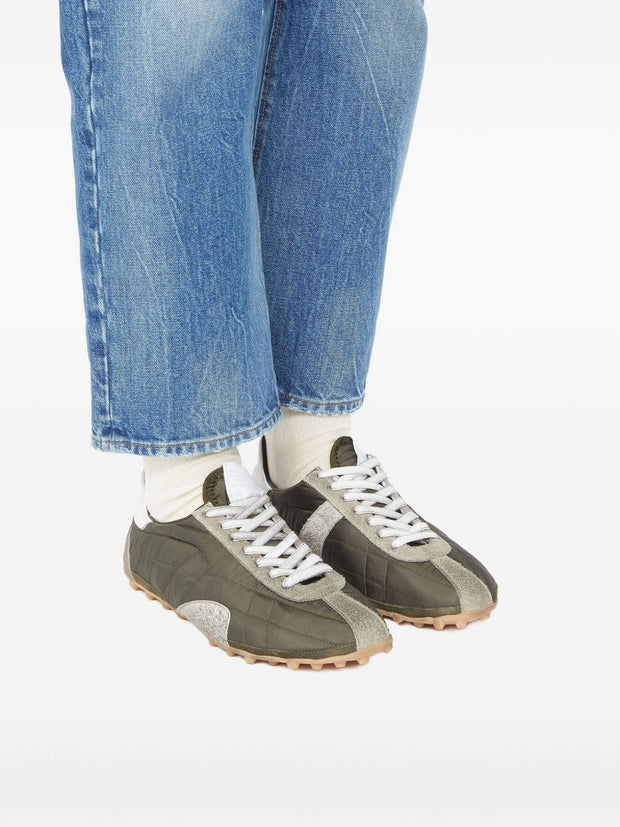 Maison Margiela Sprinters Low Leather Sneakers - Green