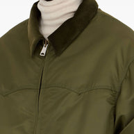 Maison Margiela Nylon Bomber Jacket Green