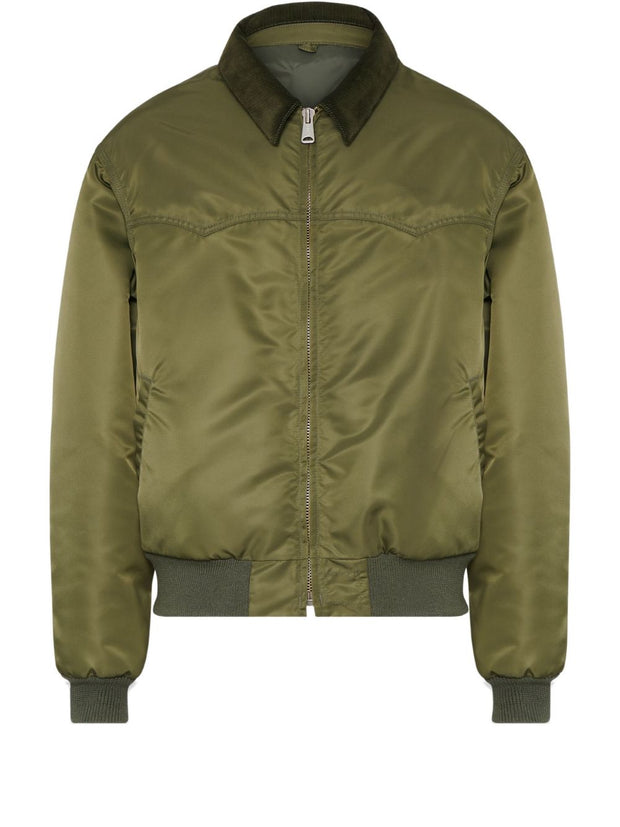 Maison Margiela Nylon Bomber Jacket - Green