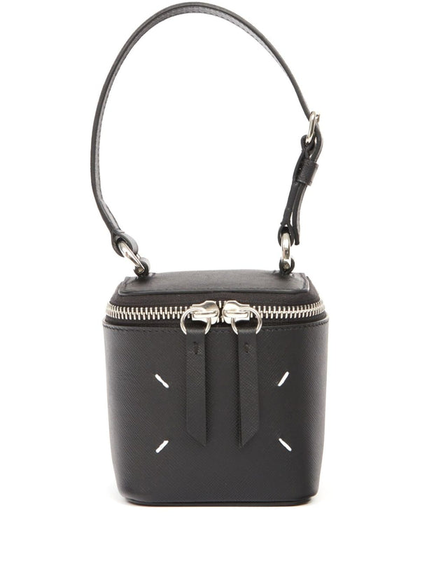 Maison Margiela Cube Micro Leather Handbag - Black