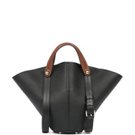 Maison Margiela Dress-Age Small Leather Tote - Black