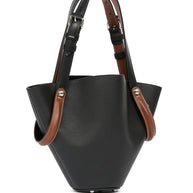 Maison Margiela Dress-Age Small Leather Tote - Black