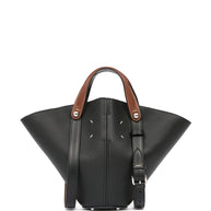 Maison Margiela Dress-Age Small Leather Tote - Black