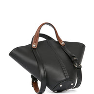 Maison Margiela Dress-Age Small Leather Tote - Black