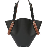 Maison Margiela Dress-Age Small Leather Tote - Black