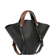 Maison Margiela Dress-Age Small Leather Tote - Black