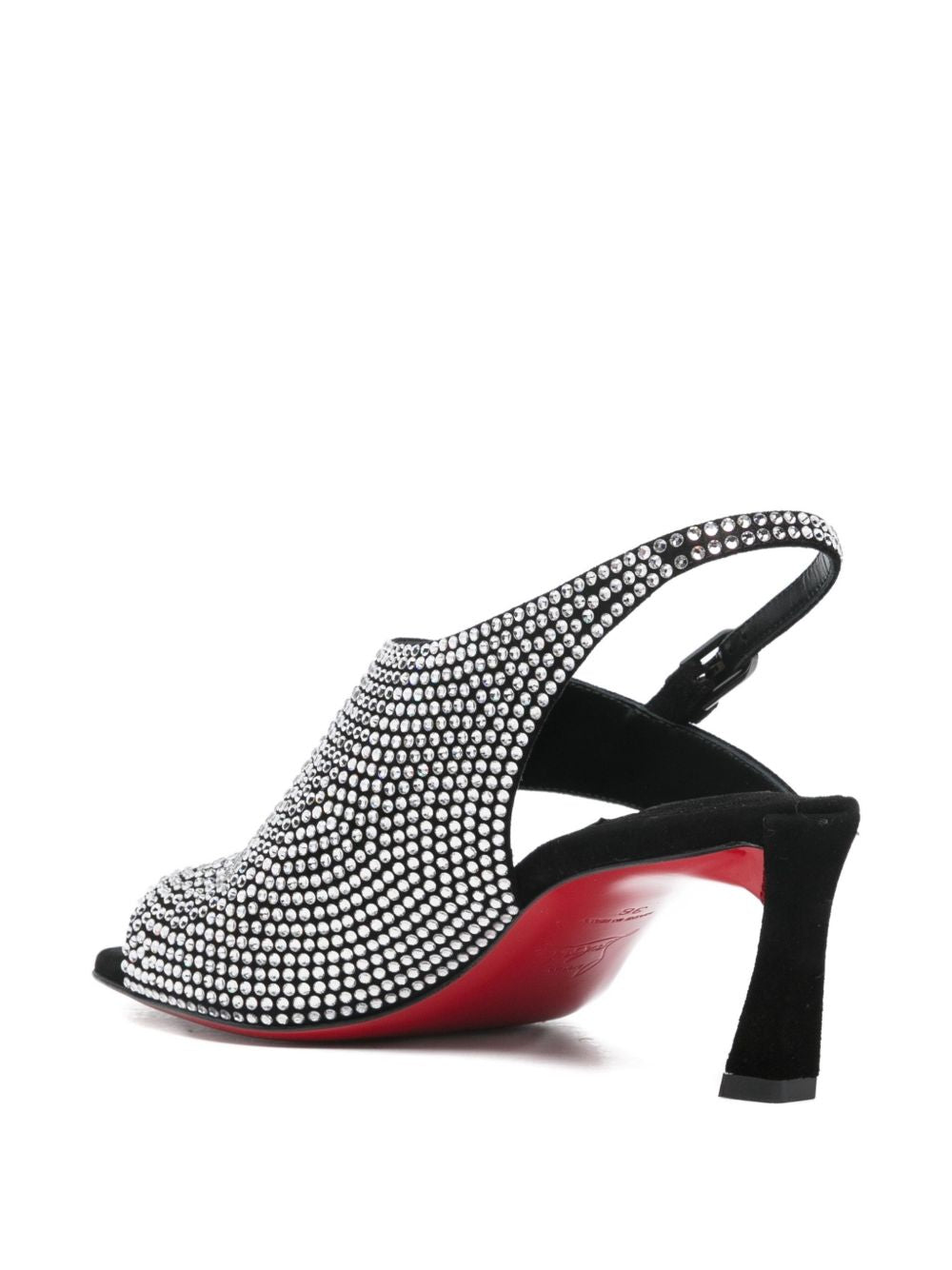 Christian Louboutin Viva Condora Strass Sandals - Black