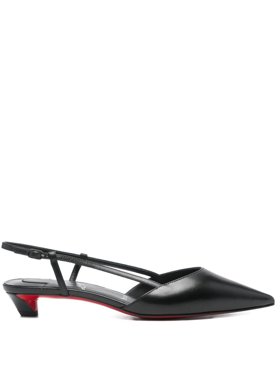 Christian Louboutin Miss Z Leather Pumps - Black