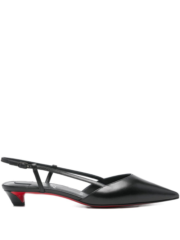 Christian Louboutin Miss Z Leather Pumps - Black