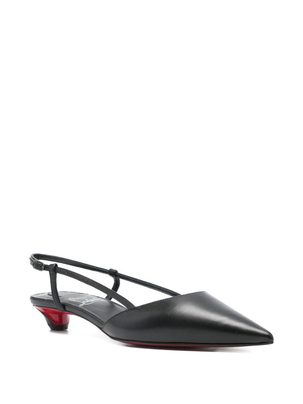 Christian Louboutin Miss Z Leather Pumps - Black