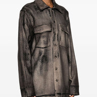 Avant Toi Wool And Cashmere Blend Shirt - Brown