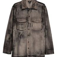 Avant Toi Wool And Cashmere Blend Shirt - Brown