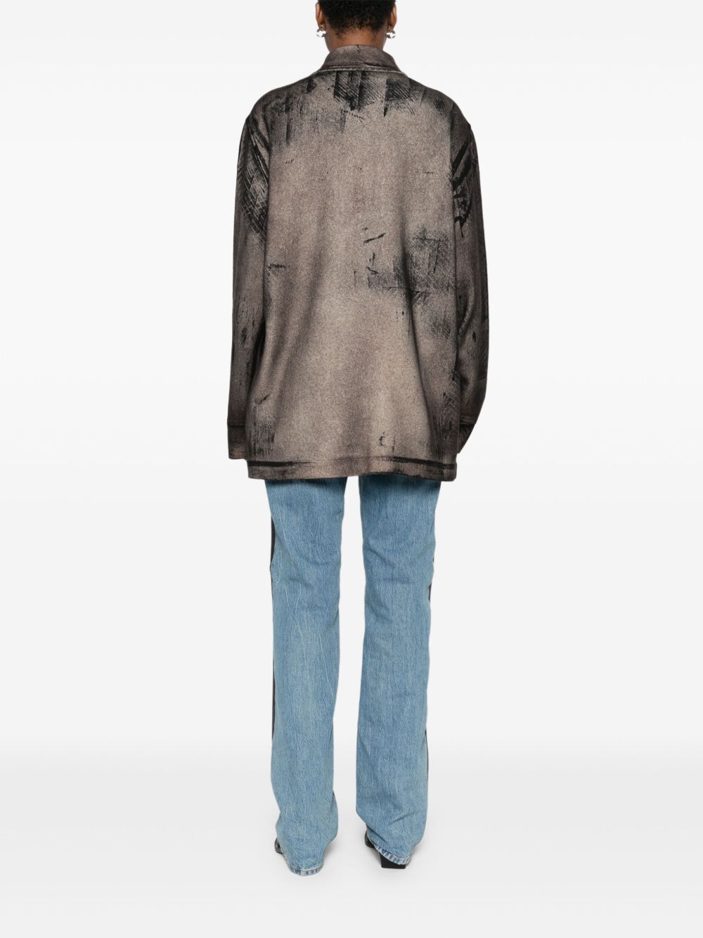 Avant Toi Wool And Cashmere Blend Shirt - Brown