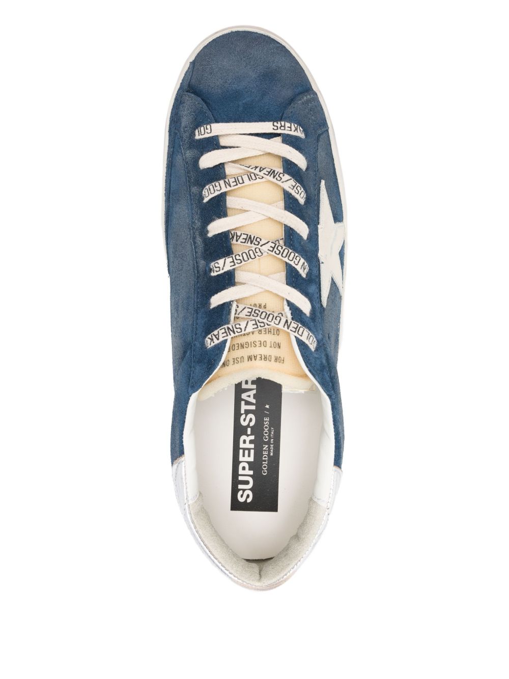 Golden Goose Super-Star Leather Sneakers - Blue
