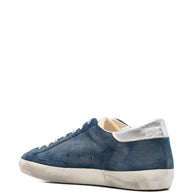 Golden Goose Super-Star Leather Sneakers - Blue