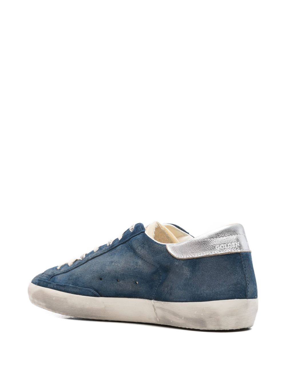 Golden Goose Super-Star Leather Sneakers - Blue