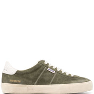 Golden Goose Soul-Star Leather Sneakers - Green