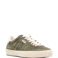 Golden Goose Soul-Star Leather Sneakers - Green