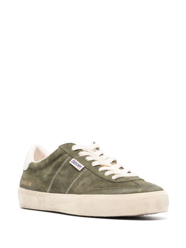 Golden Goose Soul-Star Leather Sneakers - Green