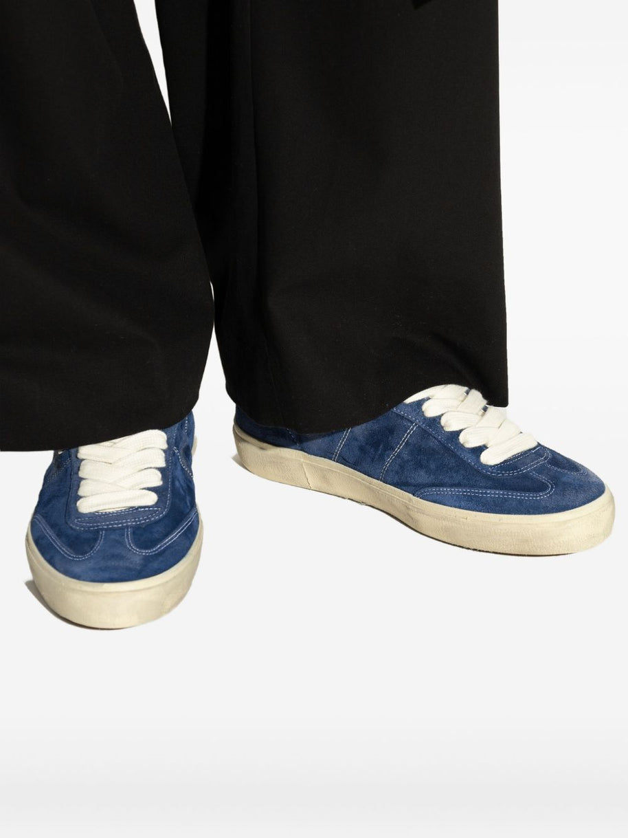 Golden Goose Soul-Star Leather Sneakers - Blue