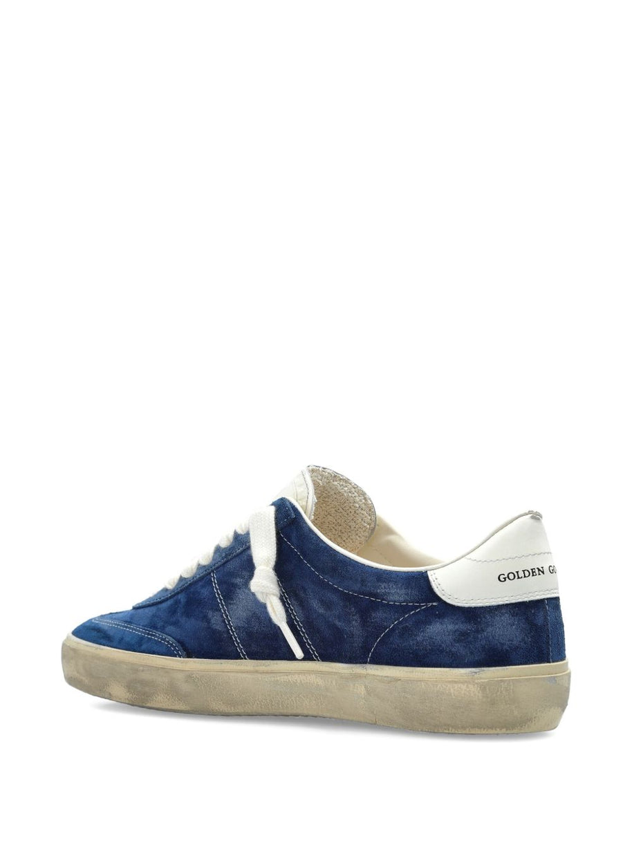 Golden Goose Soul-Star Leather Sneakers - Blue