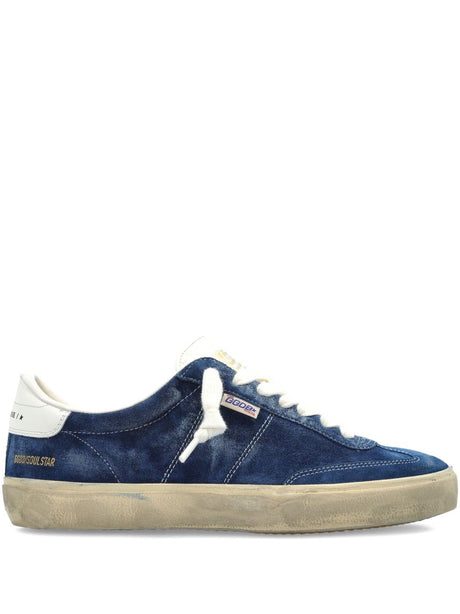Golden Goose Soul-Star Leather Sneakers - Blue