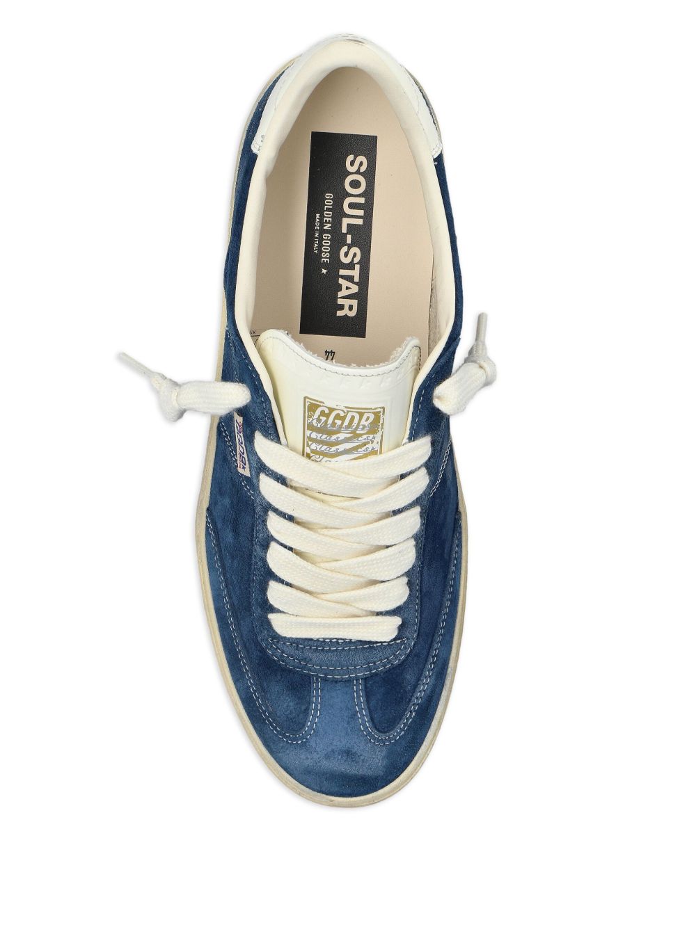 Golden Goose Soul-Star Leather Sneakers - Blue