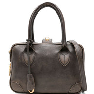 Golden Goose Vita leather handbag  - Brown