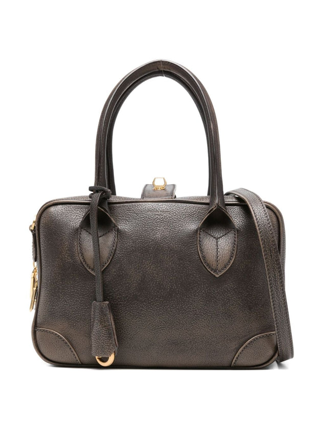 Golden Goose Vita leather handbag  - Brown