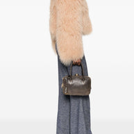 Golden Goose Vita leather handbag  - Brown