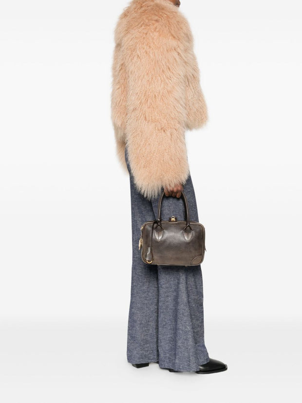Golden Goose Vita leather handbag  - Brown