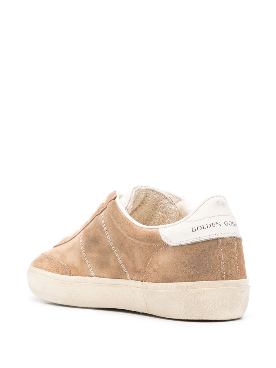 Golden Goose Soul-Star Suede Leather Sneakers