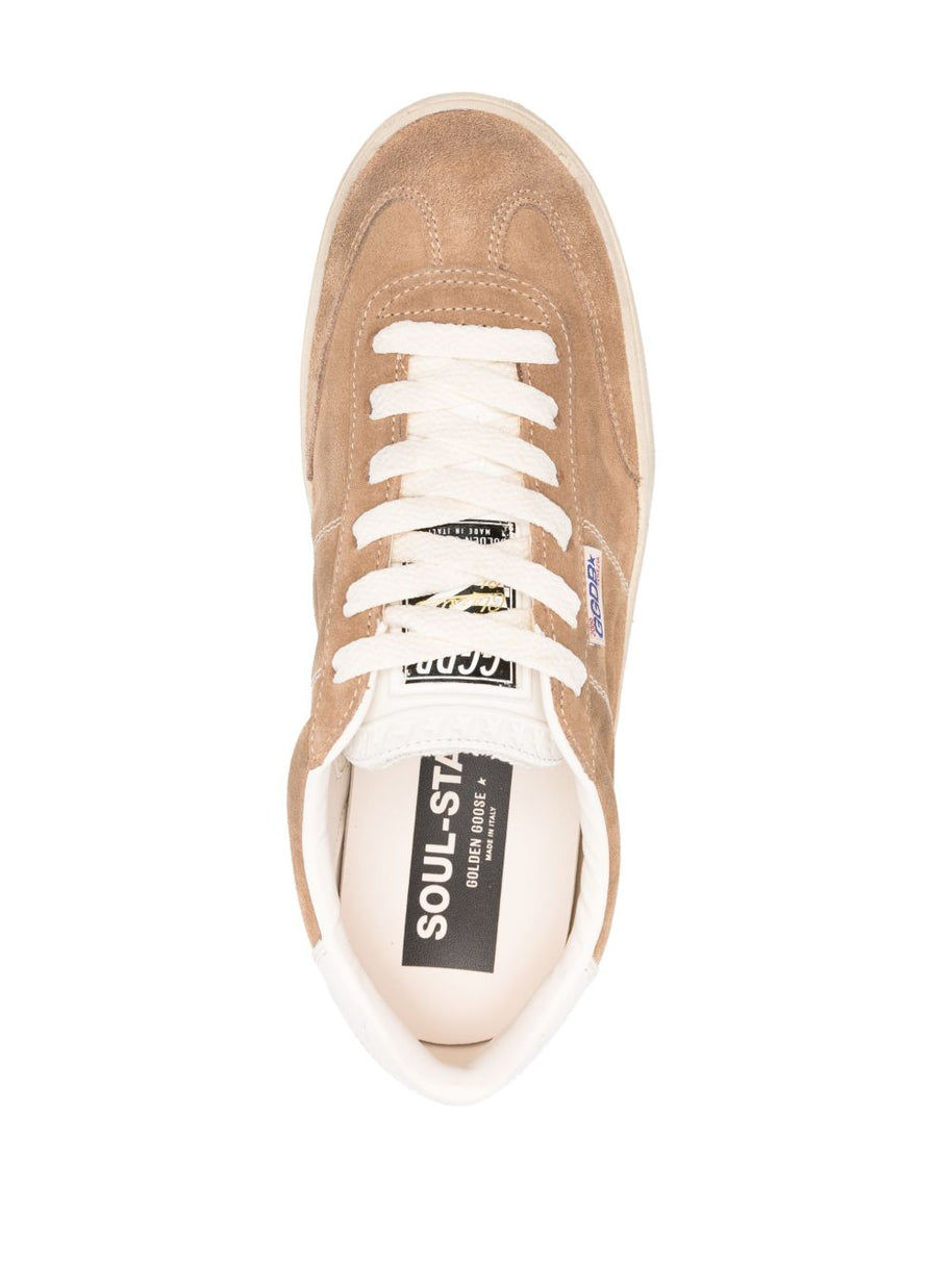 Golden Goose Soul-Star Suede Leather Sneakers