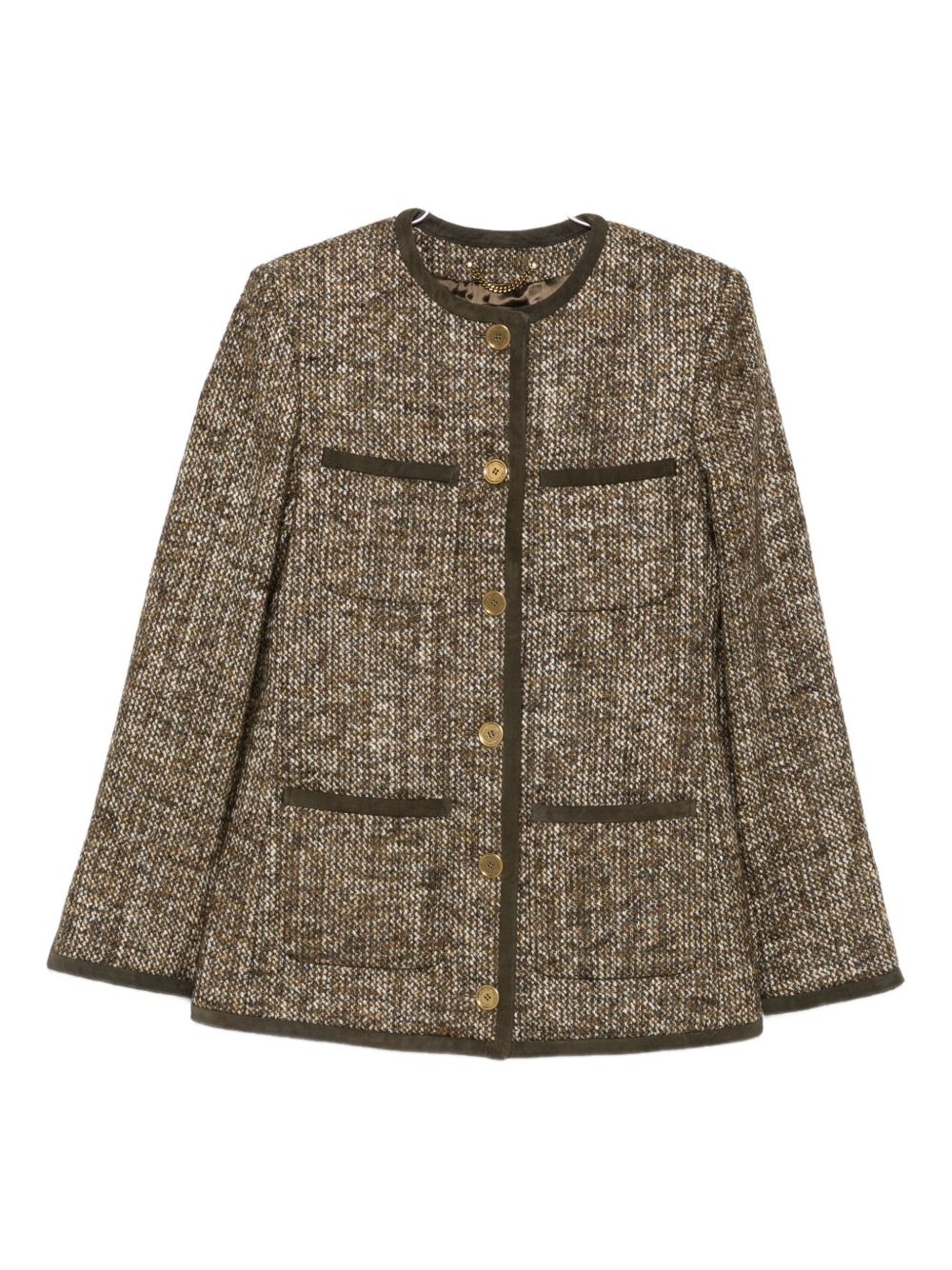 Golden Goose Wool Blend Jacket - Brown