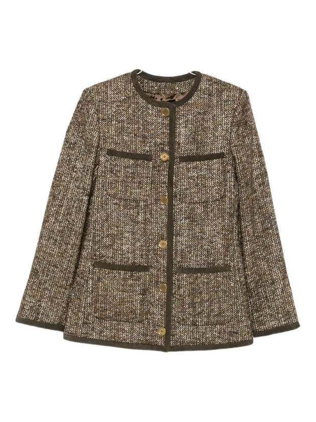 Golden Goose Wool Blend Jacket Brown