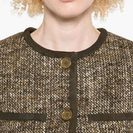 Golden Goose Wool Blend Jacket - Brown