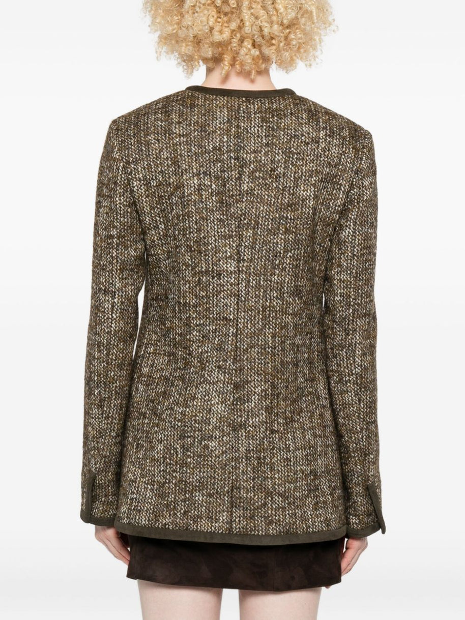 Golden Goose Wool Blend Jacket - Brown