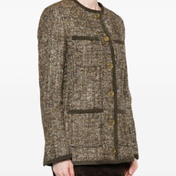 Golden Goose Wool Blend Jacket - Brown