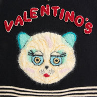 Valentino Le Chat De La Maison Wool Vest - Black