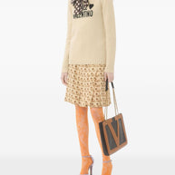 Valentino Chez Valentino Wool Sweater - Beige