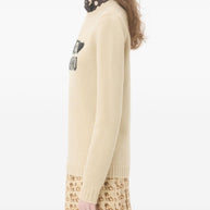 Valentino Chez Valentino Wool Sweater - Beige