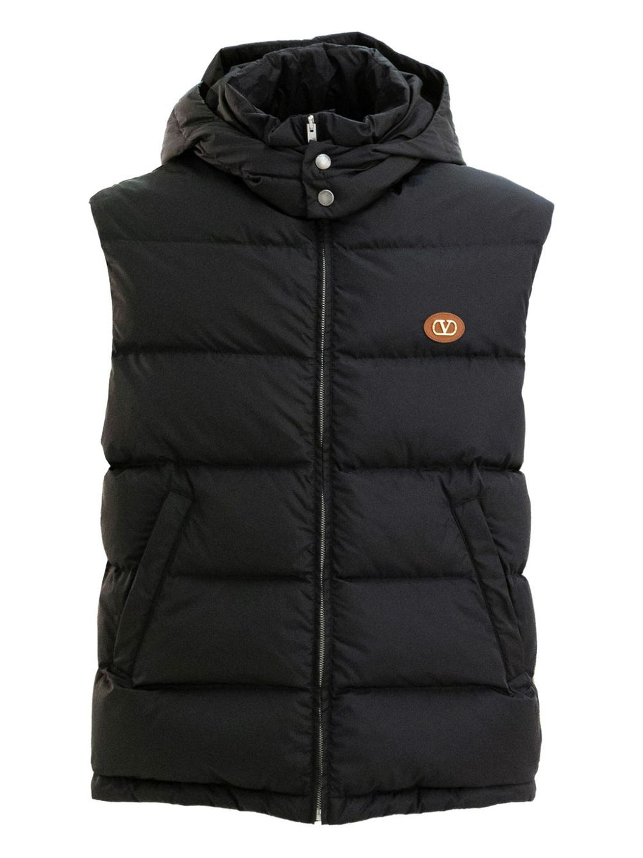 Valentino VLogo Signature Down Vest - Black