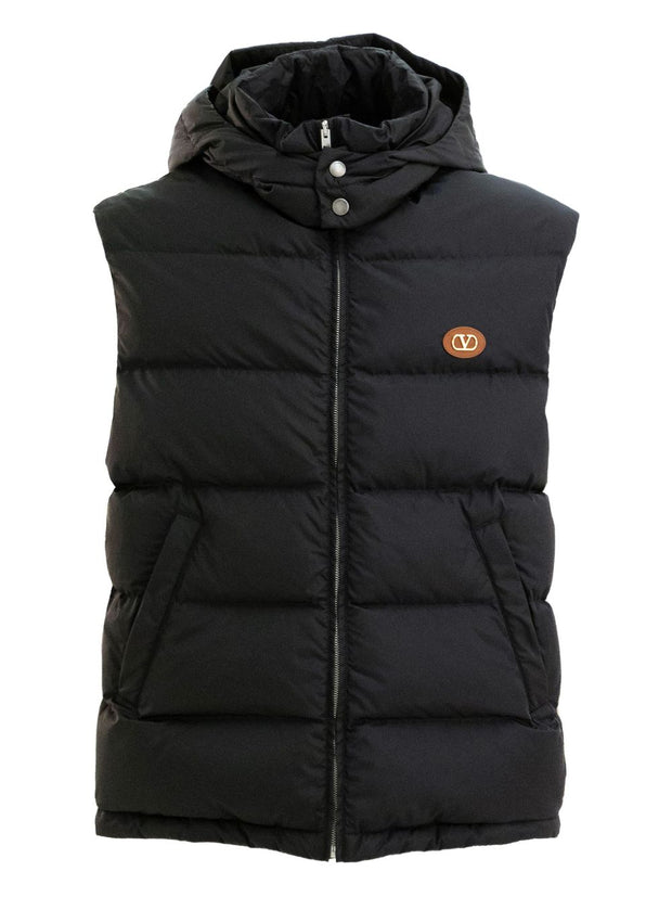 Valentino VLogo Signature Down Vest - Black