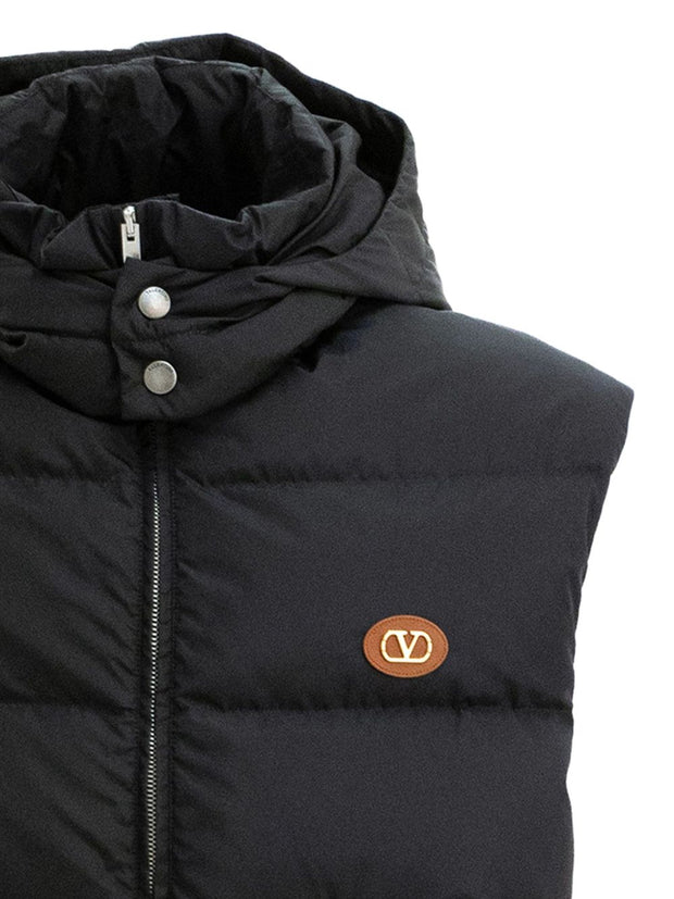 Valentino VLogo Signature Down Vest - Black