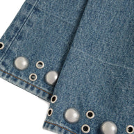 Valentino Denim cotton studded jeans - Blue